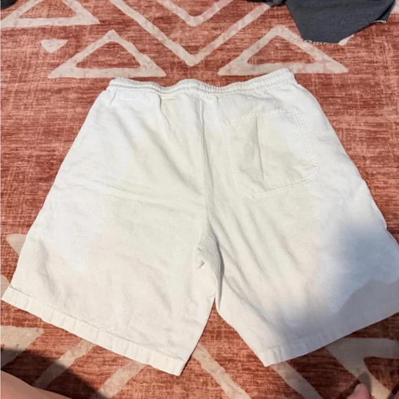 Zara men’s med White Terry Cloth Shorts - Picture 1 of 2